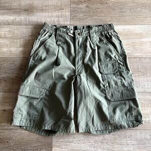 Propper Mens Tactical Shorts Size 32 Olive Green 9-Pocket Ripstop Cargo Gorpcore